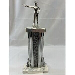 Vintage 1967-1968 S.P.P.D Indoor Shooting Matches Winning Team Trophy